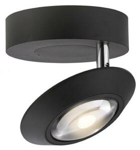 PAUL NEUHAUS Lampada da soffitto a LED PURE Oculis, nera, dimmerabile, orientabile e regolabile, 2700 K