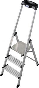 Scala a pioli Krause Safety con ripiano, 4 gradini