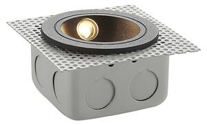 Lampada da incasso a parete LED Pordis, IP65, rotonda