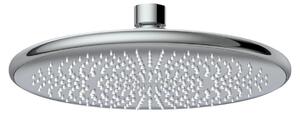 WENKO Soffione a pioggia Doccia a risparmio idrico Bagno Igiene Lavaggio Ø 22,5 cm