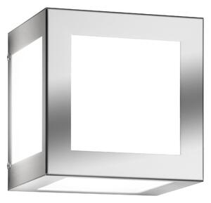 CMD 41 applique in acciaio inox IP44 vetro opalino E27