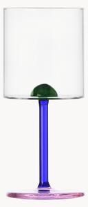 Bicchiere vino in vetro borosilicato fatto a mano Dot
