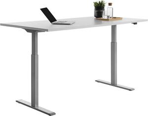 Topstar TTS18080GG Topstar E-Table höhenverstellbarer Schreibtisch lichtgrau rechteckig