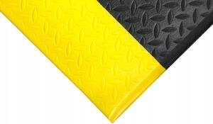 Tappeto antifatica COBA 0,6 m x 0,9 m, nero/giallo