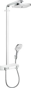 Hansgrohe Showerpipe Raindance Select Weiss / Chrom Piatto doccia Kopfbrause Raindance E Air 2jet 300