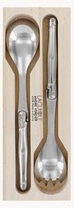 Posate da insalata lucidate a specchio Debutant Inox