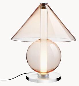 Lampada da tavolo a LED in vetro soffiato con luce regolabile Fragile