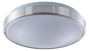 Lindby Lampada da soffitto LED Emelie, Ø 30 cm, colore alluminio, metallo