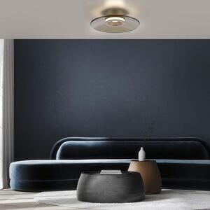 PAUL NEUHAUS Lampada da soffitto a LED Pure Moon, dimmerabile, 2700 K, bronzo/ambra scura, 6094-97