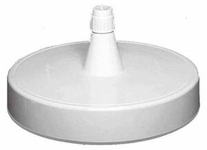 Supporto per ombrelloni a sbalzo Easy Sun, bianco, riempibile con sabbia fino a 150 kg