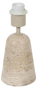 Lampada da tavolo - crema - Travino - plastica metallo pietra - Ø 11cm - E27 - 4402CR - Anne Lighting