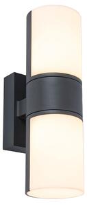 Applique da esterno a LED CYRA antracite-bianca 15W, bianco caldo 1000 lm, alluminio, dimensioni: 12x24,5x7,8 cm, IP54, Lutec