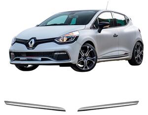 Griglia anteriore in acciaio inox cromato Renault Clio 4 HB 2012-
