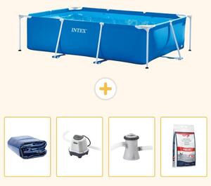 Piscina fuori terra rettangolare - 260x160x65 cm - 5 pezzi - Modello SCB54