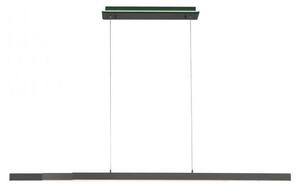 Paul Neuhaus Luce a sospensione LED Q-ARIAN Luce a sospensione con scatola a soffitto illuminata, CCT RGB antracite Sala da pranzo, cucina 2569-13