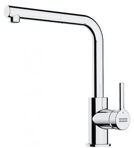 Rubinetto miscelatore cromato con doccetta estraibile. Franke 388534