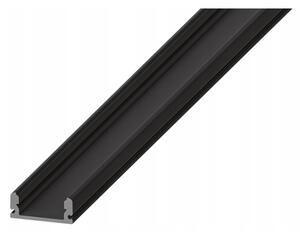 Profilo da incasso per strisce LED 1 m nero/bianco