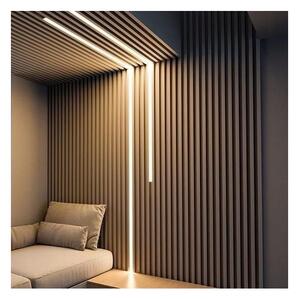 Profilo da incasso per strisce LED 1 m argento/bianco