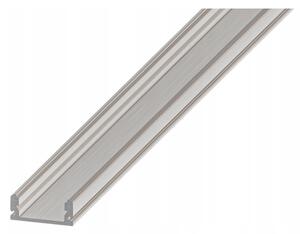 Profilo da incasso per strisce LED 1 m argento/bianco