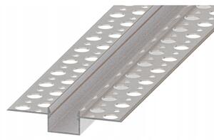Profilo da incasso per strisce LED 1 m argento/bianco