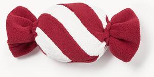 Cuscino decorativo in teddy a forma di caramella Sweety