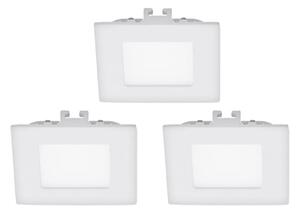 Eglo 94733 - Set da 3 faretti LED da incasso FUEVA 1 LED/2,7W/230V