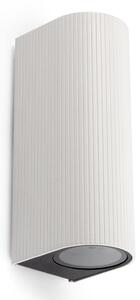 FARO 70328 - Applique da esterno ESTELA 2xGU10/5W/230V IP65 bianca