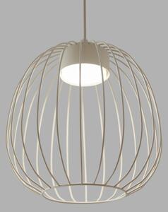 Lampadario a sospensione con cavo OVELLA 1xGX53/10W/230V, diametro 25 cm, crema
