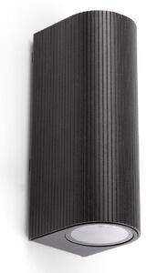 FARO 70327 - Applique da esterno ESTELA 2xGU10/5W/230V IP65 nero