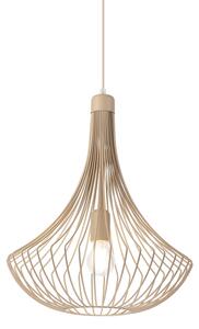 Lampadario sospeso su cavo BALERINA 1xE27/15W/230V beige