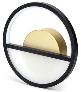 Applique Led da parete Drawn 13,5W Nero IP20 Bianco caldo 2700K Aigostar