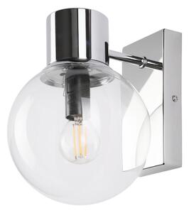 Applique SFERIO 1xE14/5W/230V cromo lucido/trasparente