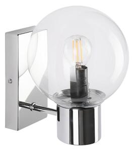 Applique SFERIO 1xE14/5W/230V cromo lucido/trasparente