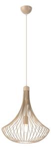 Lampadario sospeso su cavo BALERINA 1xE27/15W/230V beige