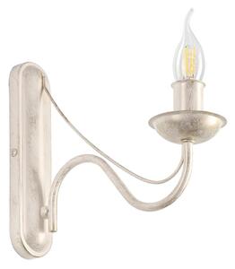 Lampada da parete ANTON 1xE14/60W/230V bianca patinata