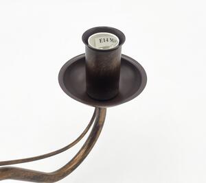 Lampada da parete ANTON 1xE14/60W/230V bronzo