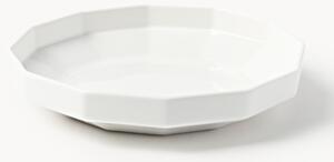 Set di 4 piatti fondi in porcellana Angoli