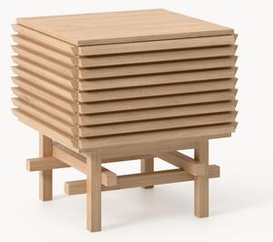 Comodino in legno di quercia Pierce