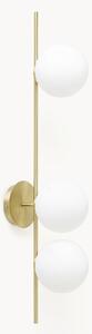 Lampada da soffitto in vetro opale Atlanta