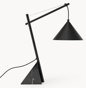 Lampada da tavolo grande con base in marmo Reyna