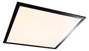 Pannello LED moderno nero 44,5x44,5 cm con LED Dim to Warm - Akkie