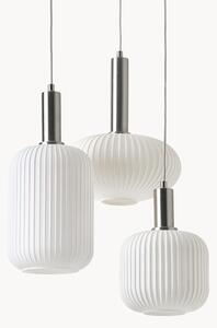 Lampada a sospensione cluster in vetro opale Candela
