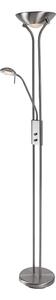 Brilagi - Lampada da terra dimmerabile SCARLETT 1xR7s/230W/230V+1xG9/40W cromo opaco