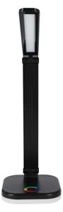 Lampada da tavolo dimmerabile LED RGBW con ricarica wireless LED/7W/5V USB nera
