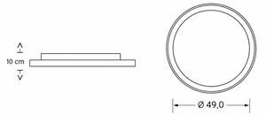 Brilagi - LED dimmerabile, plafoniera per cameretta BUNNY LED/83W/230V 3000-6000K + telecomando