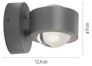 Schöner Wohnen 19331-21 - Lampada da parete LED CHIA 2xLED/2W/230V antracite