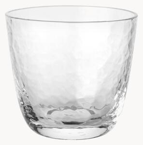 Bicchieri in vetro soffiato Hammered, 4 pz