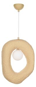 Brilagi - Lampada a sospensione con cavo WABI SABI 1xE27/40W/230V colore crema