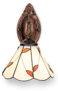 Brilagi - Applique Tiffany in vetro colorato FOLIA 1xE14/40W/230V