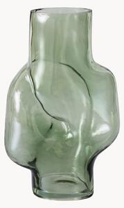 Vaso in vetro fatto a mano Gleam, Alt. 32 cm